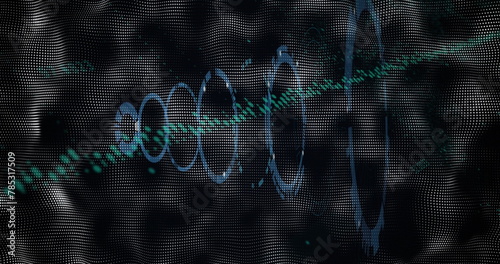 Image of data processing over scope scanning