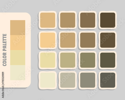 burlywood khaki palegoldenrod antiquewhite color palette, rgb colors matching, harmonious colours catalog