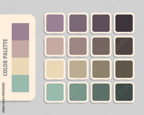 gray tan wheat darkgray color palette, rgb colors matching, harmonious colours catalog