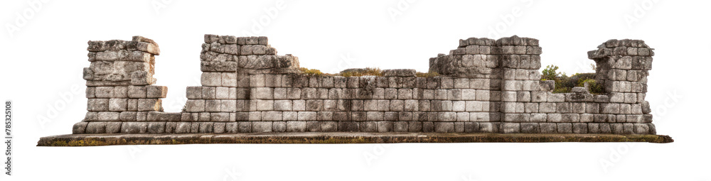 PNG Castle wall architecture white background