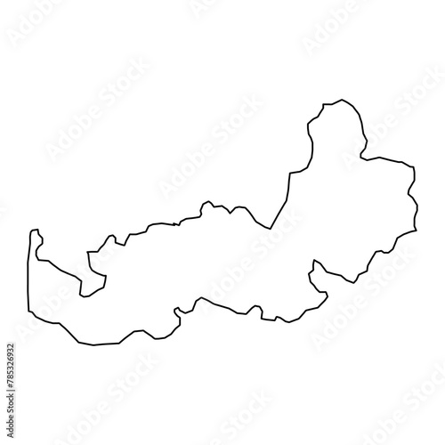 Holstebro Municipality map, administrative division of Denmark. Vector illustration. photo