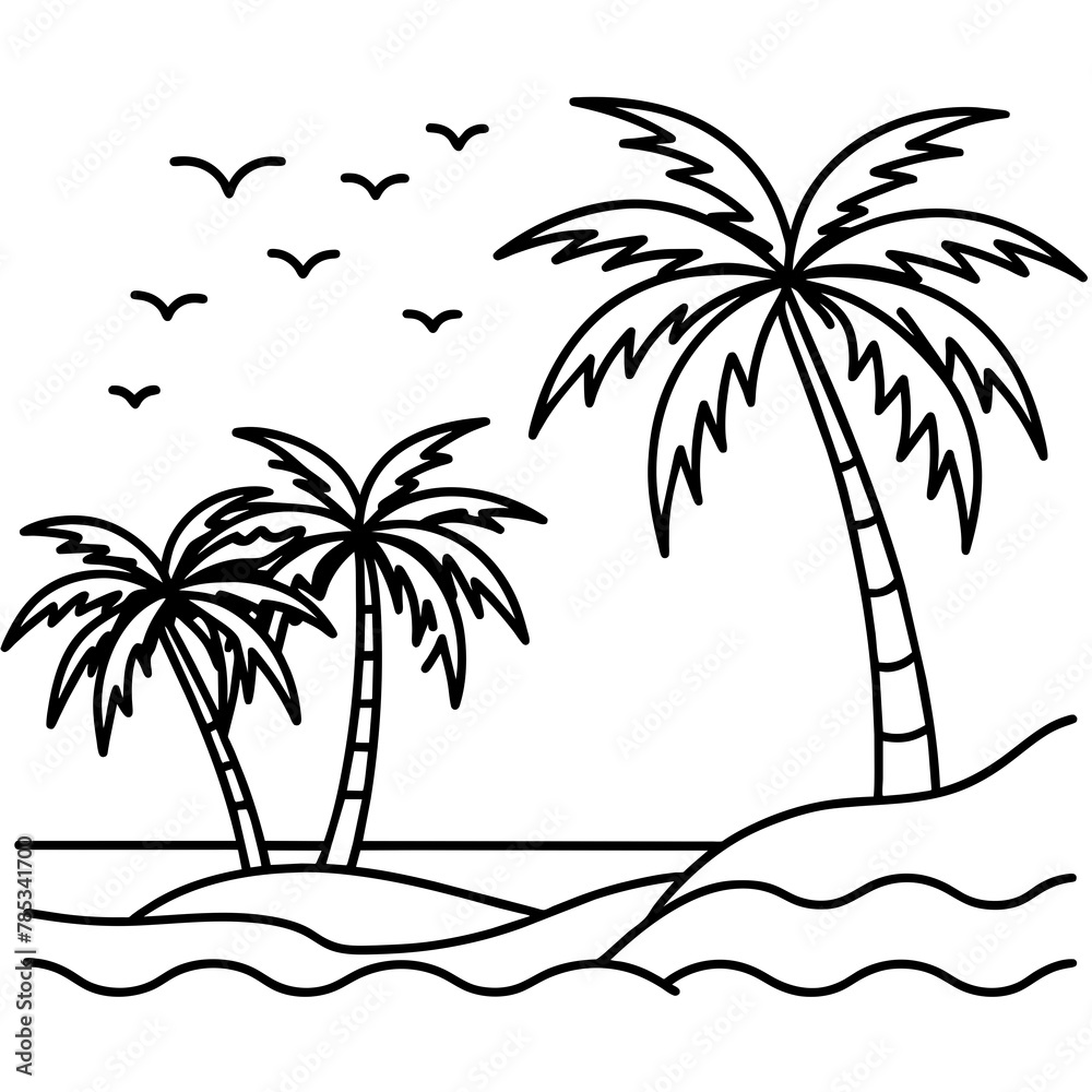 Summer vibes vector illustration.
Summer vibes vector illustration.