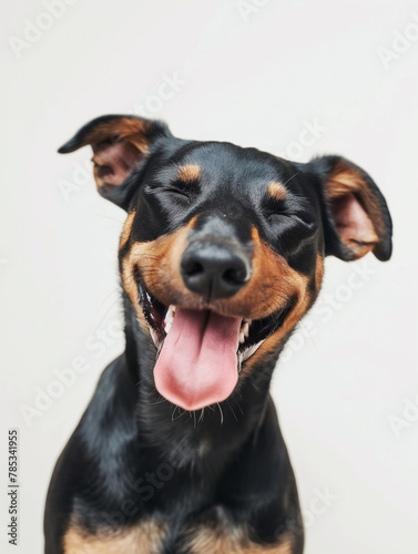 Close-up of a happy dog smiling © Rymden