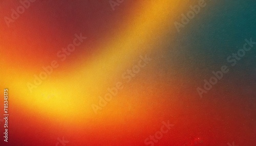 Vibrant Spectrum: Burnt Red to Glowing Yellow - Abstract Background"