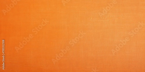 Orange canvas texture background, top view. Simple and clean wallpaper with copy space area for text or design