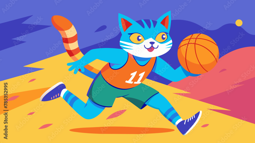 basketball-cat