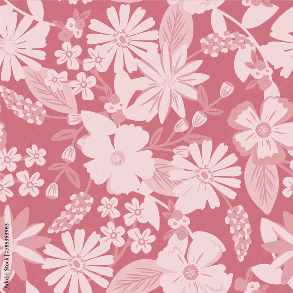 Pattern flower floral spring blossom illustration vector fabric textile design leaf leaves Pattern flower floral spring blossom illustration vector fabric textile design leaf leaves