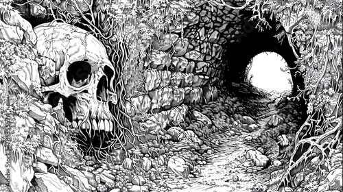 Traditional Art Medium, pen and ink