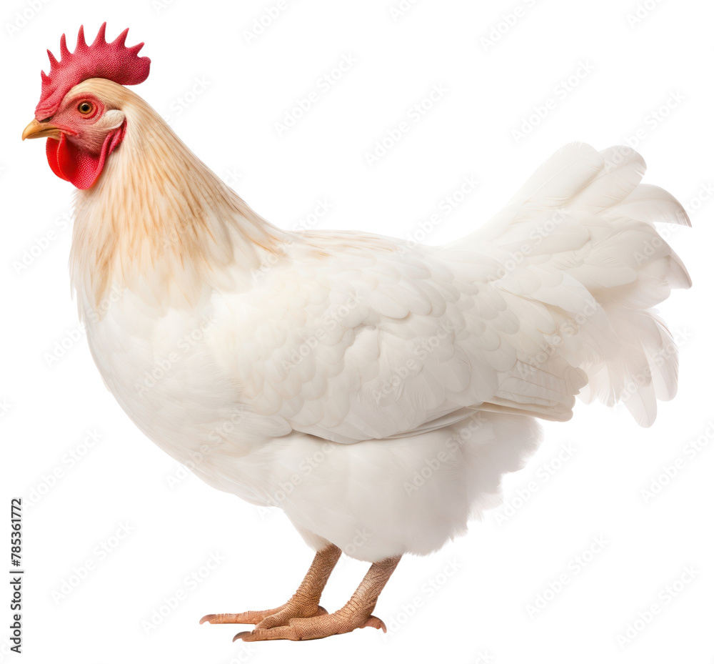 PNG Chicken poultry animal white. AI generated Image by rawpixel.