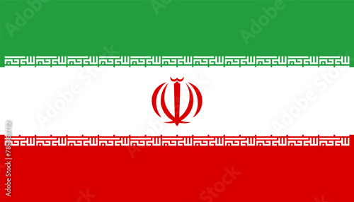 Iran Flag. Iran flag illustration