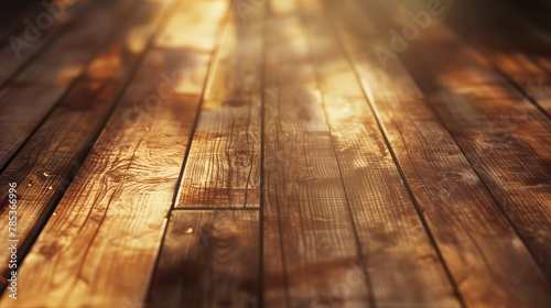 Old wooden planks in sun lights