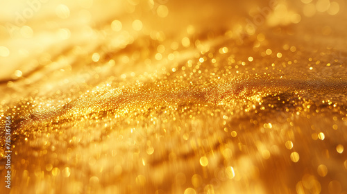 Gold glitter