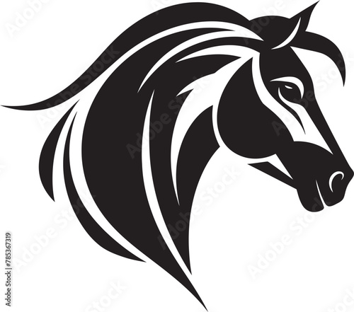 Regal Run Majestic Horse Logo Vector Illustration for Brand Prestige