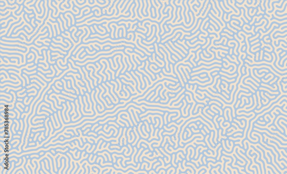 Light Blue turing pattern structure oraganic lines background