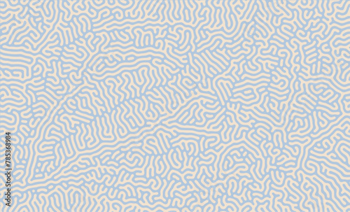 Light Blue turing pattern structure oraganic lines background