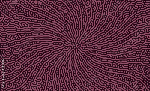 Black Purple turing pattern structure oraganic lines background