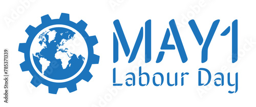 Happy International Labour Day May 1. Mayday poster or banner design.