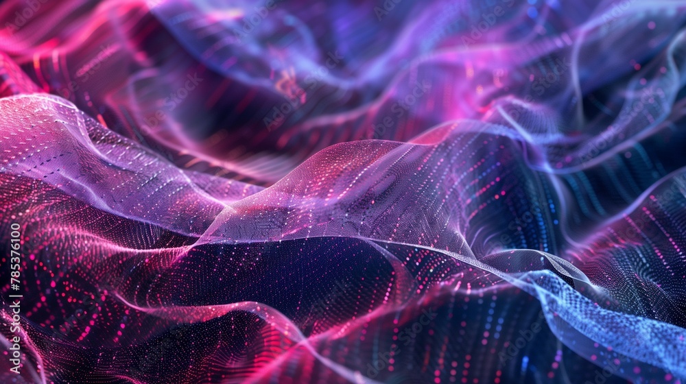 Fabric of cyber information and data streams. Trending data process. Digital AI cyber background. Fabric of cyber information and data streams. Trending data process. Digital AI cyber background.
