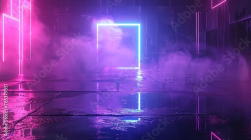 Future Technology Background Material: Commercial KV Advertising Background