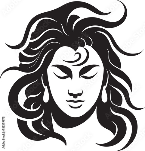 Shiva, The Meditator of Devotion Vector Art