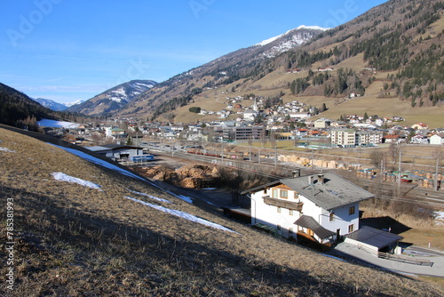 alpine village Sillian in winter