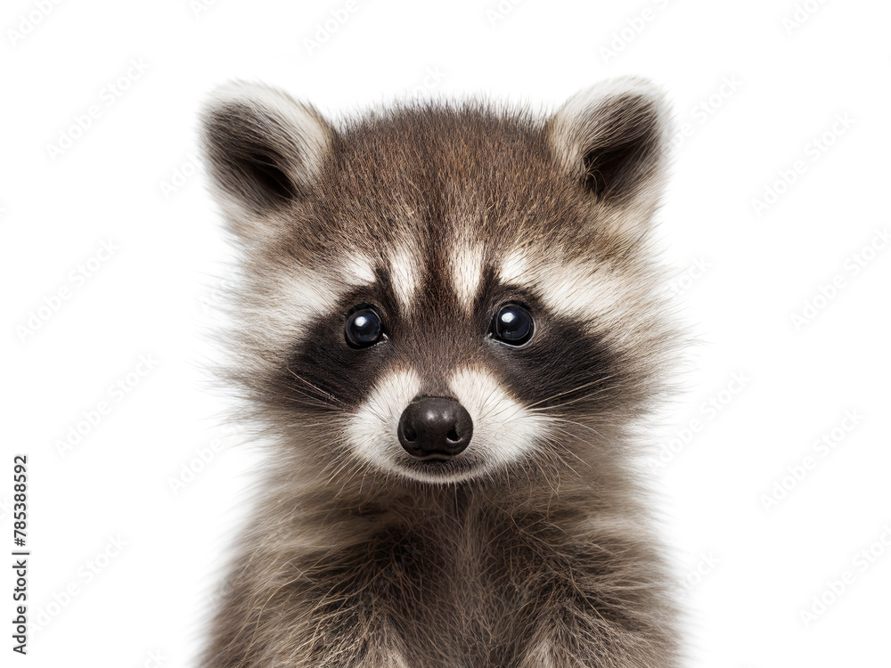 Forest animal baby portrait. Generative AI illustration Forest animal baby portrait. Generative AI illustration
