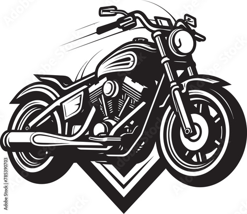 Motorcycle Vector Sticker Line Sticking with Style on Every Journey