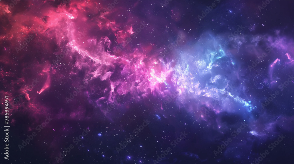 Cosmic planets star nebulae galaxy luminous background
