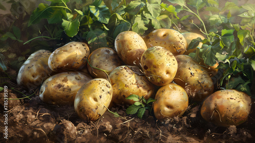 Field potatoes