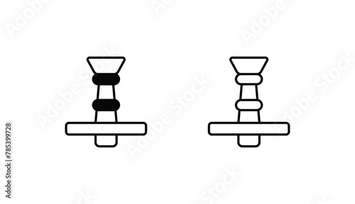 Hookah icon design with white background stock illustration