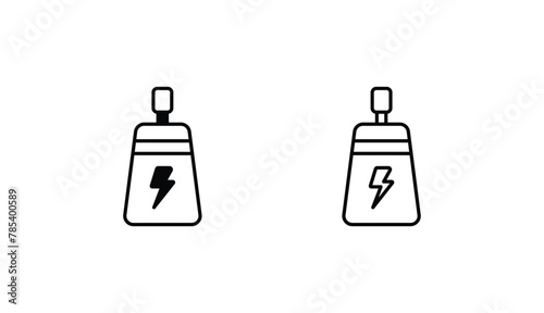Hookah icon design with white background stock illustration