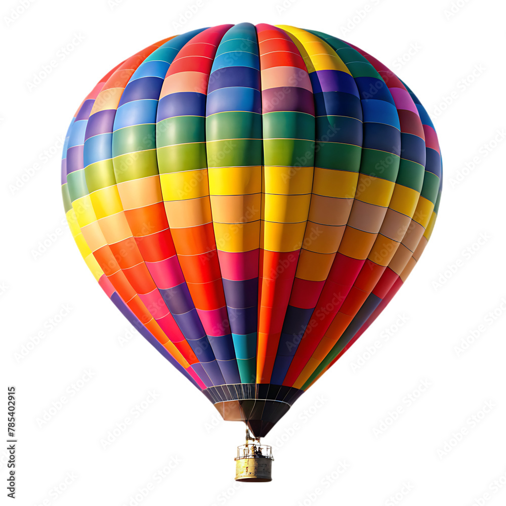 Naklejka premium air balloon isolated on transparent background