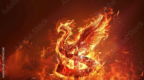 The dollar sign on the flaming phoenix symbolizes flexibility.