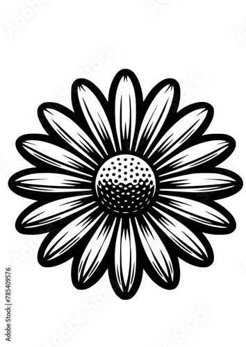 Daisy SVG, Camomile SVG, Daisy Silhouette, Daisy Clipart, Daisy Art Print, Daisy Cut file for Cricut, Daisy Logo, Flower SVG, Flowers SVG