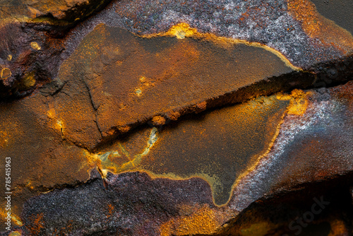 Rust stone wall stone texture image use for backgrounds or textures