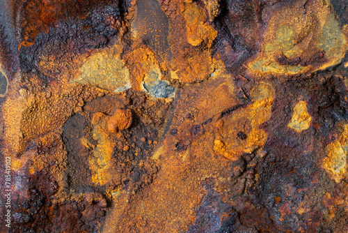 Rust stone wall stone texture image use for backgrounds or textures