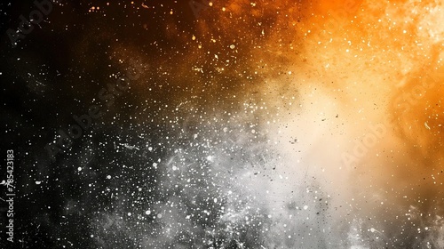 Radiant Grungy Abstract Background with Empty Space