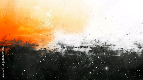 Radiant Grungy Abstract Background with Empty Space