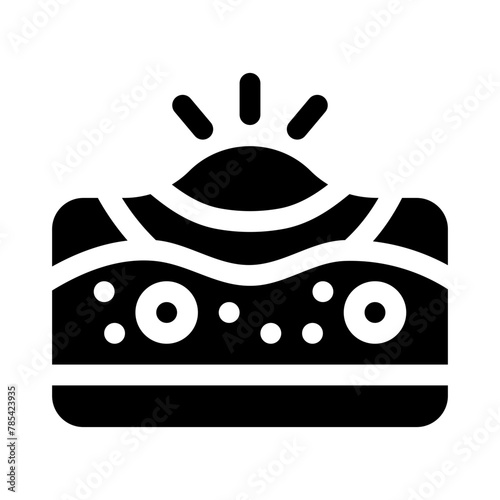 pimple glyph icon