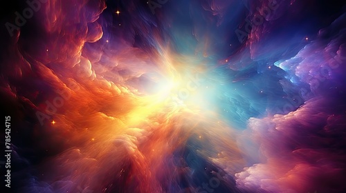 nebula in space photo for digital UHD Wallpaper