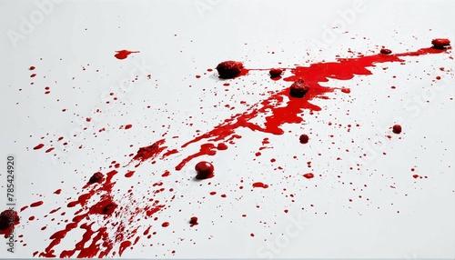 blood splatter isolated
