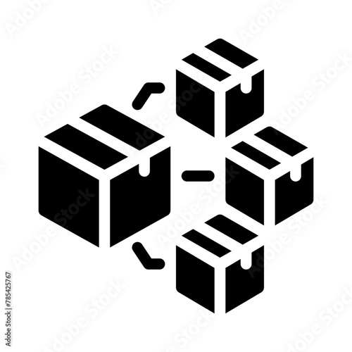 distributed glyph icon