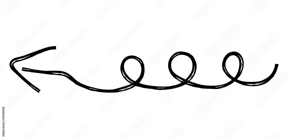 Hand drawn simple arrow drawn with wax crayon, chalk or charcoal. Uneven dry texture for underlining highlighting. Pencil drawn lines, strikethrough, grungy vector isolated on white Hand drawn simple arrow drawn with wax crayon, chalk or charcoal. Uneven dry texture for underlining highlighting. Pencil drawn lines, strikethrough, grungy vector isolated on white