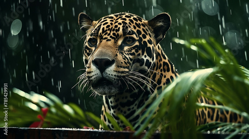 jaguar in zoo  high definition hd  photographic creative image