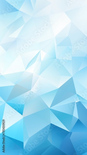 Sky Blue and white background vector presentation design, modern technology business concept banner template with geometric shape