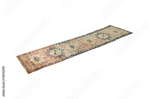 hand-woven, decorative wool Turkish carpet 