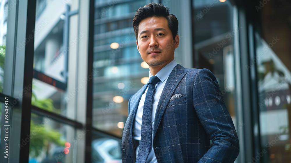 仕事で成功を収めた日本人ビジネスマン 仕事で成功を収めた日本人ビジネスマン