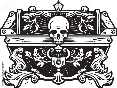 Secretive Treasure Chest Vector Icon