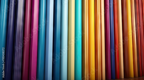 Hundreds of continuous and colorful vertical stripes UHD Wallpaper