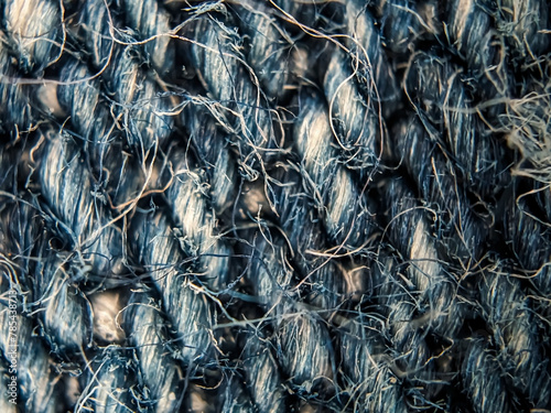 Super Macro photography of a fabric textile which is shot with microscopic lens